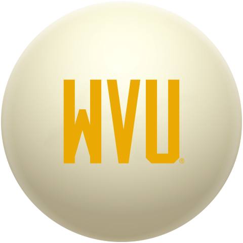 West Virginia Mountaineers Cue Ball