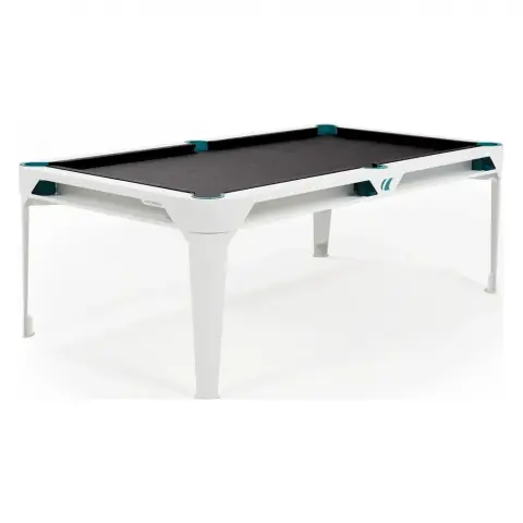 Cornilleau Hyphen Outdoor Pool Table White Frame / Dark Grey Cloth