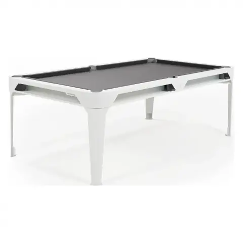 Cornilleau Hyphen Outdoor Pool Table White Frame / Light Grey Cloth