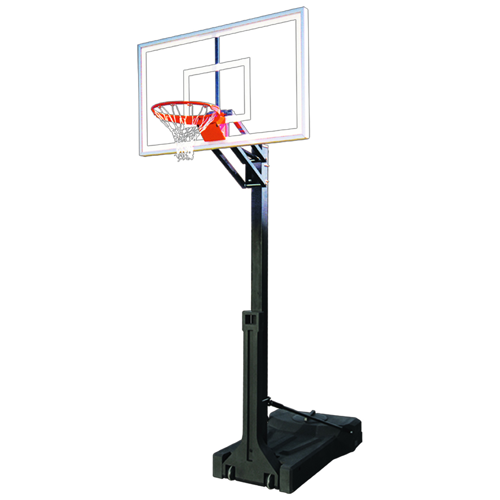 First Team OmniChamp Select Portable Basketball Hoop: American Super Sports