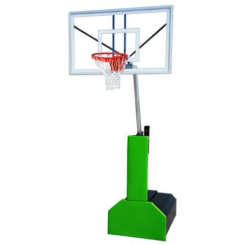 First Team Thunder Pro Portable Basketball Goal - 60 Inch Glass