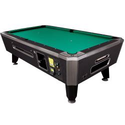 Valley Panther ZD-11X 93" Black Cat Coin Op Pool Table with DBA