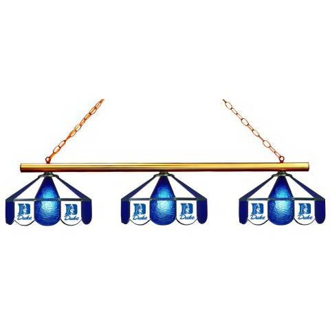 Duke Blue Devils 3 Shade Billiard Lamp