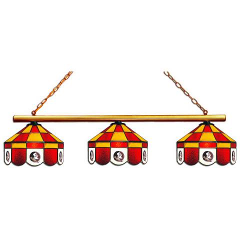 Florida State Seminoles Executive 3 Shade Billiard Lamp