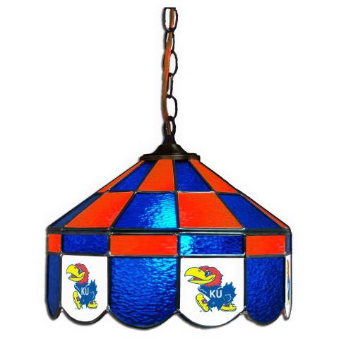 Kansas Jayhawks 14 Inch Executive Swag Lamp