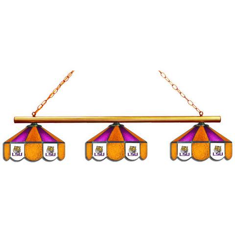 LSU Tigers 3 Shade Billiard Lamp