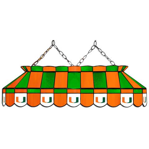 Miami Hurricanes 40 Inch Pool Table Lamp