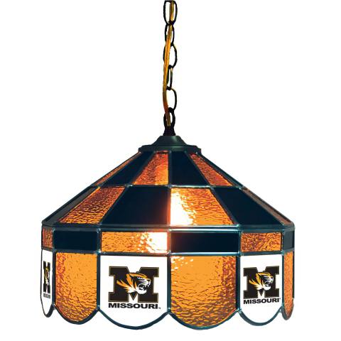 Missouri Tigers 14 Inch Executive Swag Hanging Lamp