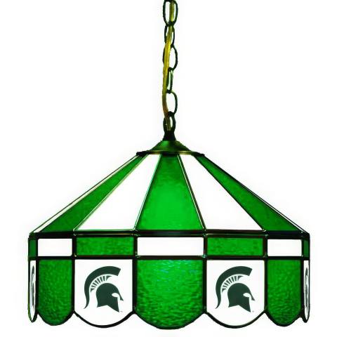 Michigan State Spartans 16 Inch Swag Hanging Lamp