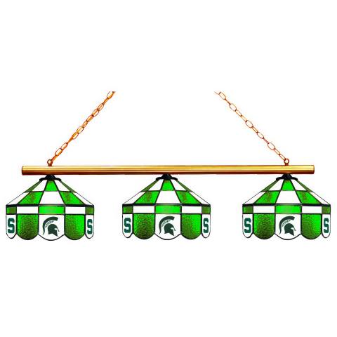 Michigan State Spartans 3 Shade Executive Billiard Light