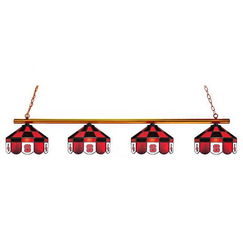 NC State Wolfpack Executive 4 Light Billiard Light