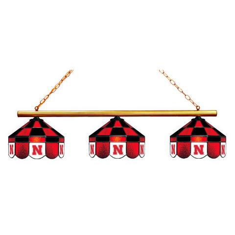 Nebraska Cornhuskers Executive 3 Shade Billiard Lamp