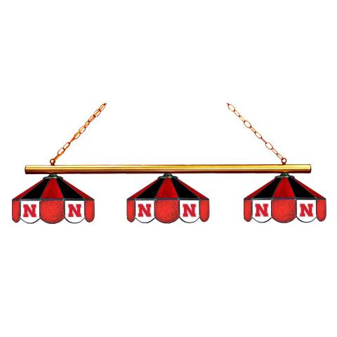 Nebraska Cornhuskers 3 Shade Billiard Lamp