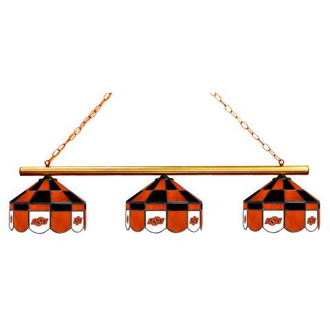 Oklahoma State Cowboys Executive 3 Shade Billiard Lamp