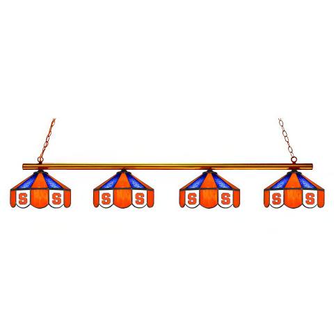 Syracuse Orange 4 Shade Billiard Lamp