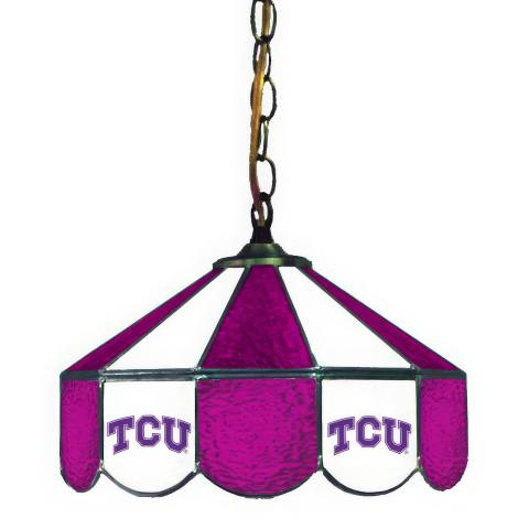 TCU Horned Frogs 14 Inch Swag Hanging Lamp