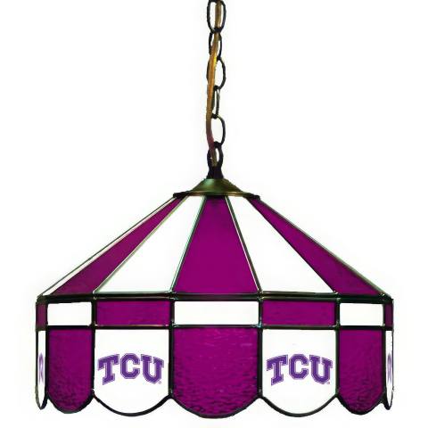 TCU Horned Frogs 16 Inch Swag Hanging Lamp
