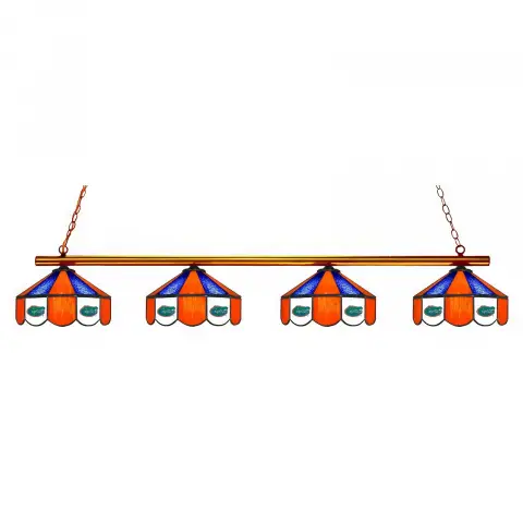 Florida Gators 4 Shade Billiard Lamp