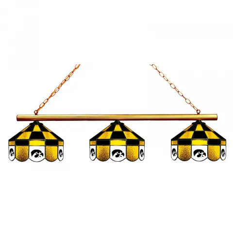 Iowa Hawkeyes Executive 3 Shade Billiard Lamp