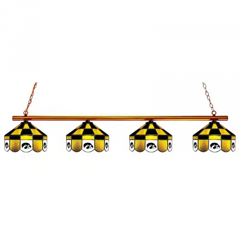 Iowa Hawkeyes Executive 4 Light Billiard Light