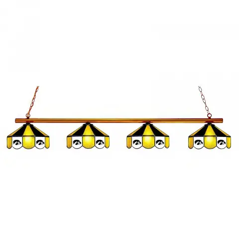 Iowa Hawkeyes 4 Shade Billiard Lamp