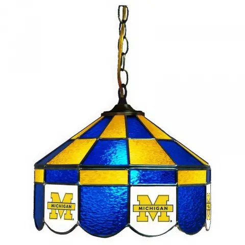 Michigan Wolverines 14 Inch Executive Swag Lamp