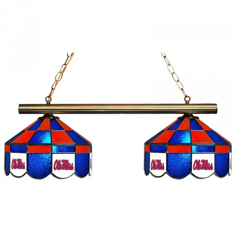Ole Miss Rebels Executive 2 Shade Game Lamp
