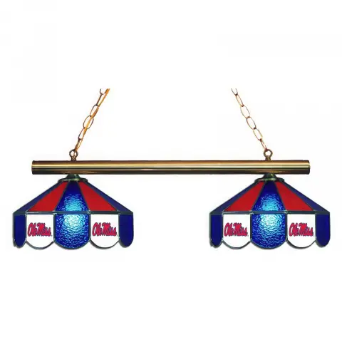 Ole Miss Rebels 2 Shade Game Lamp