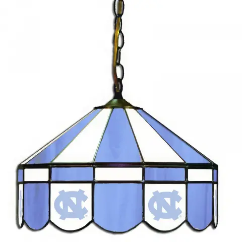 North Carolina Tar Heels 16 Inch Swag Hanging Lamp