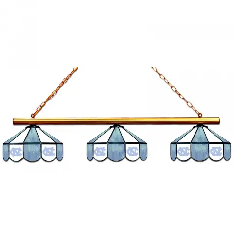 North Carolina Tar Heels 3 Shade Billiard Light