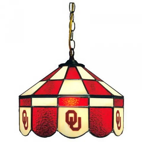 Oklahoma Sooners 14 Inch Executive Swag Lamp