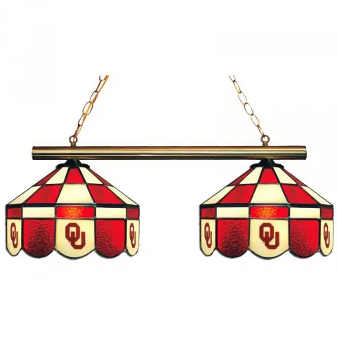 Oklahoma Sooners Executive 2 Shade Game Lamp