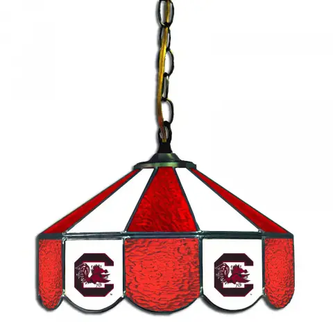 South Carolina Gamecocks 14 Inch Swag Hanging Lamp
