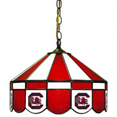 South Carolina Gamecocks 16 Inch Swag Hanging Lamp