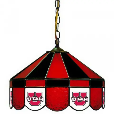 Utah Utes 16 Inch Swag Hanging Lamp