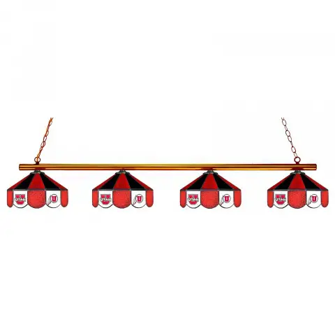 Utah Utes 4 Shade Billiard Lamp