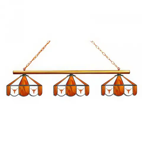 Texas Longhorns 3-Light Game Table Light