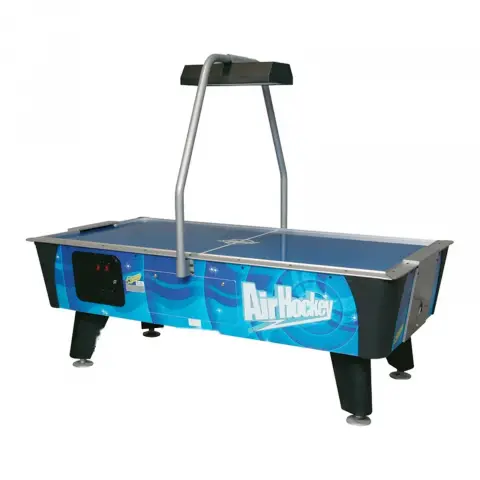 Dynamo Blue Streak Coin Operated Air Hockey with Overhead Scoring