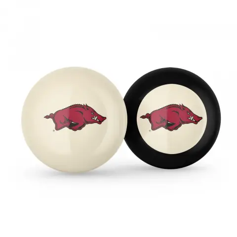 Arkansas Razorbacks Cue Ball & Eight Ball Combo