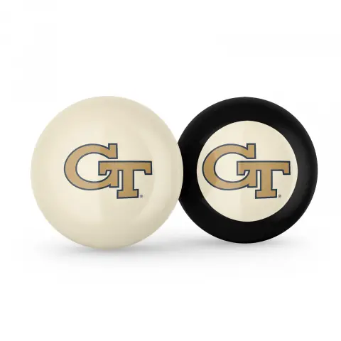 Georgia Tech Yellow Jackets Cue Ball & Eight Ball Combo