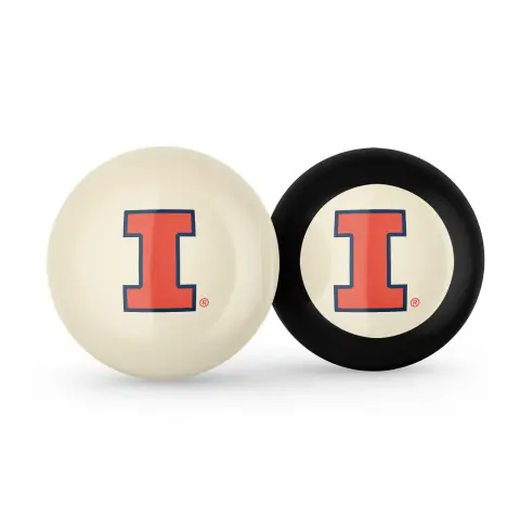 Illinois Fighting Illini Cue Ball & Eight Ball Combo
