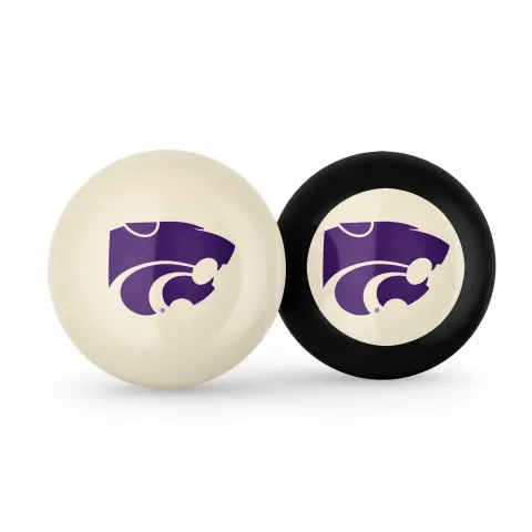Kansas State Wildcats Cue Ball & Eight Ball Combo