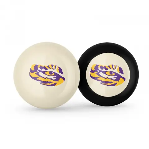 LSU Tigers Cue Ball & Eight Ball Combo