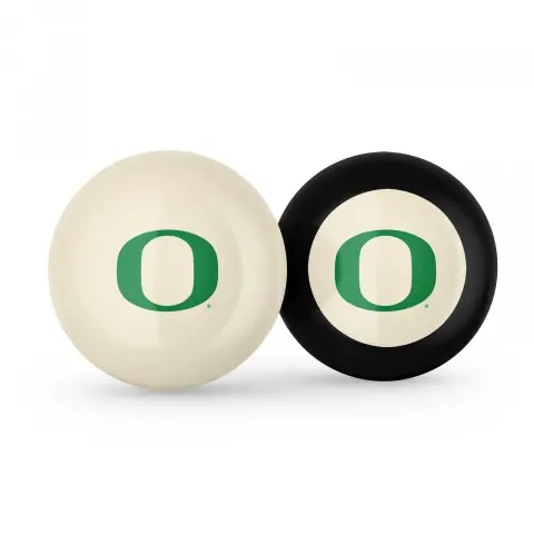 Oregon Ducks Cue Ball & Eight Ball Combo