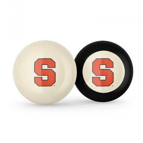 Syracuse Orange Cue Ball & Eight Ball Combo