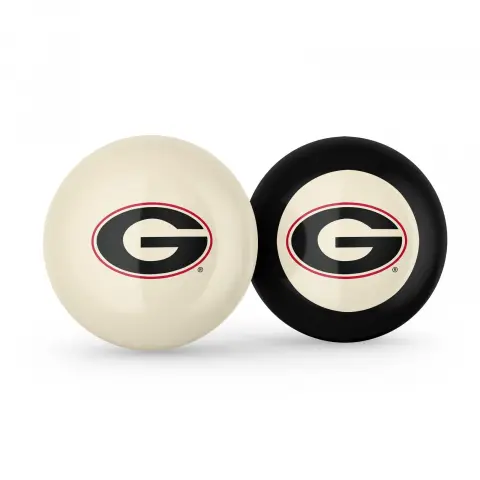 Georgia Bulldogs Cue Ball & Eight Ball Combo