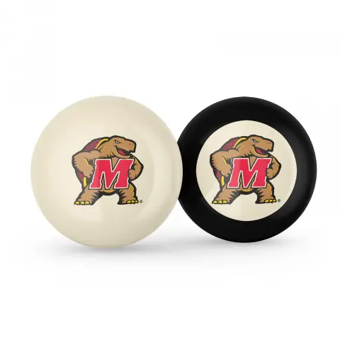Maryland Terrapins Cue Ball & Eight Ball Combo