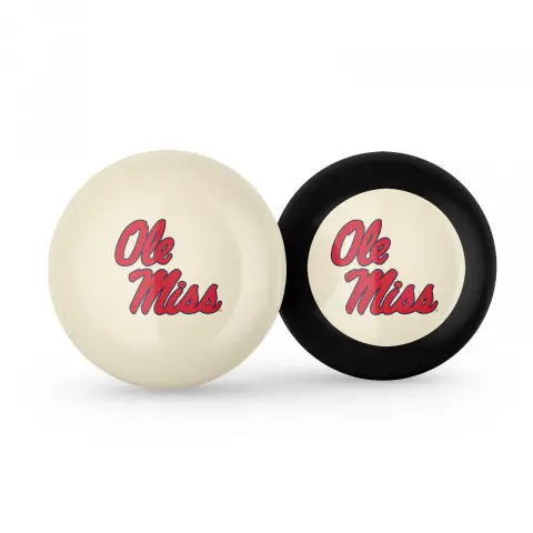 Ole Miss Rebels Cue Ball & Eight Ball Combo