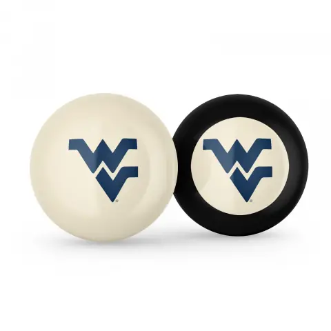West Virginia Mountaineers Cue Ball & Eight Ball Combo