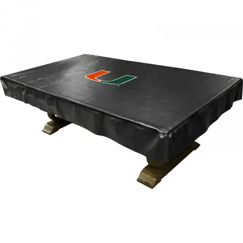 Miami Hurricanes 8 Ft Pool Table Cover